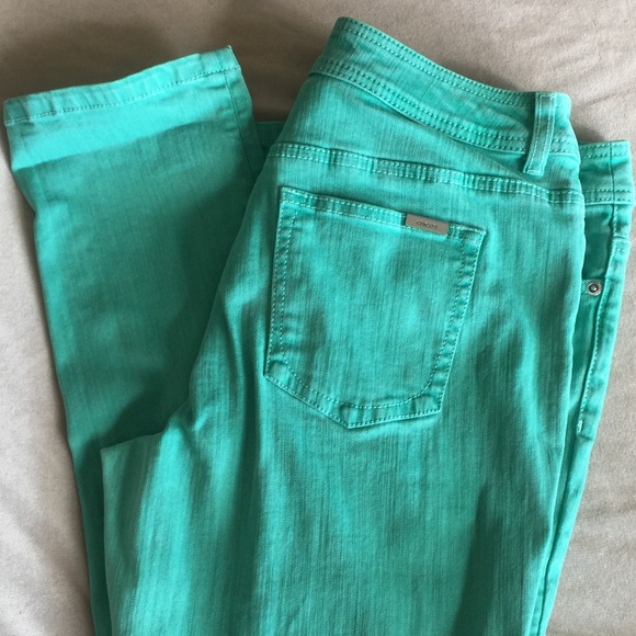 jade green jeans